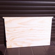 Zatwór dadant, przegroda pionowa ze sklejki