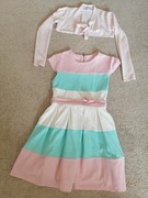 Sukienka 140-146cm, bolerko gratis 