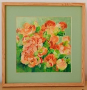 KWIATY, obraz akrylowy na płótnie