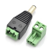 Wtyk DC 5,5x2,5mm z szybkozłączem rozłącznym