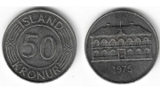 I01 Islandia 50 koron 1975 wielka!