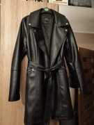 Płaszcz damski wiązany Wittchen skóra ekologiczna 