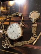 Zegarek kieszonkowy Waltham 1917r 46mm 