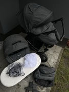 Wózek 2w1 Bebetto Tito Szary Gondola Spacerówka  Akcesoria 