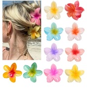 10 sztuk spinek do włosów, hawajskie kwiaty, akcesoria do stylizacji włosów