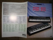 Yamaha Portatone PSR-310/210 Electronic Keyboard  - broszura informacyjna