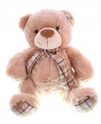 Duży Piękny Miękki Miś Misiek Pluszowy Kremowy na Prezent