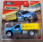 Matchbox Ford F-350 Stake Bed Truck Nowy autko Mattel