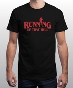 Stranger things - Running up that hill - męski t-shirt XXL