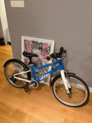 Rower WOOM 4 | 20" – niebieski | Stan idealny | błotniki | komplet