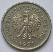 Polska 50 groszy 1991 - cel