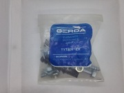 GERDA Elementy mocujące do zamka Tytan ZX Śruby