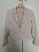 Beżowa krótka marynarka H&M