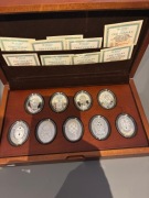 Zestaw Jaja Faberge 9 sztuk