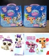 LPS Littlest Pet Shop seria 4 słoń małpka koń kot figurka figurki