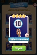 Najwyższa Ocena / Coin master karty