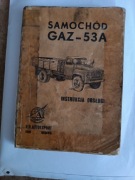 Instrukcja obsługi samochodu GAZ-53A 