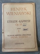 HENRYK WIENIAWSKI ETIUDY I KAPRYSY NA 2 SKRZYPIEC