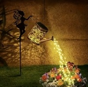 Lampka Ogrodowa Konewka Zewnętrzna Solarna Led Słupek Czujnik Zmierzchu
