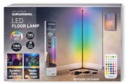 Lampa podłogowa LED RGB 140 cm GRUNDIG, pilot, tryb muzyczny, NOWA