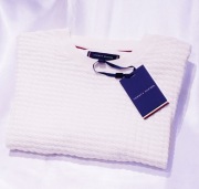 Tommy Hilfiger sweter XXL Organic Cotton Italy ritz lacoste celine gant ea7