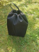 czarny worek pokrowiec na raki raczki gruba mocna kodura trwały 20*13*h30cm