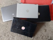 4 laptopy na części dwa HP ,Dell i Compaq