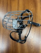 Obroża dla psa skórzano metalowa 12 cm