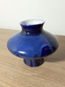 Stary wazon kobaltowy ceramiczny