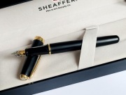 Sheaffer Prelude Matte Black GT pióro wieczne F pudełko, konwerter, naboje