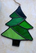 Choinka ze szkła,witraż