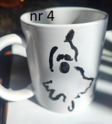 ręcznie malowane kubki Halloween: duchy, dynie 4