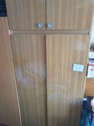 Szafa na ubrania z nadstawką 206x90cm połysk 2 drzwiowa Jelenia Góra Termy