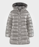 Benetton puchowy płaszcz zimowy pepitka 13-14 lat