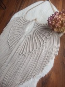 Makrama anielskie skrzydła dekoracja Boho 