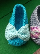 Baleriny na szydełku ok. 8,5 cm