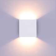 Lampa kinkiet ścienny LED GÓRA-DÓŁ 6W 6000K 2szt biały 485