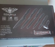 Komplet ceramicznych noży Rosa Bella