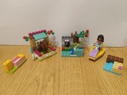 Trzy zestawy LEGO Friends Skuter wodny, Źrebak i Rzeka misia