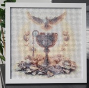 Obraz Diamond Painting - pamiątka I Komunii Św.