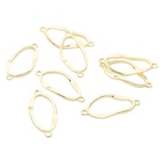 Łącznik ozdobny Serduszko do biżuterii 16x18 mm., 2 szt.