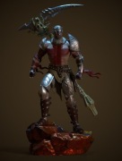 Figurka druk 3D żywica 12K " Dantes Inferno - F969 " - 120 mm