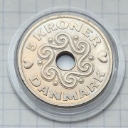 #2247 Dania 5 koron 1993 piękna 