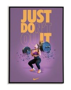 Plakat A3 Nike - Just don`t quit  2+1 GRATIS