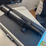 Refraktor Omegon Pro APO AP80/500 ED Carbon + Field Flattener 2”
