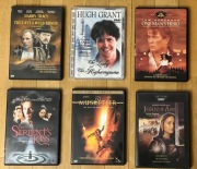 Kolekcja 6 filmów historycznych DVD - gwiazdy kina, wersja USA