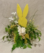 Wielkanocna kompozycja, stroik, wiązanka z na cmentarz, grób