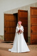 Suknia ślubna evita rozmiar 34 160 cm + obcas 65de