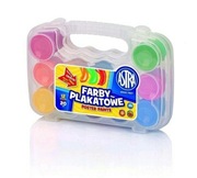 Farby plakatowe Astra 12 szt. x 20 ml