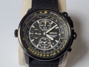 Seiko Chronograph Flight Master SNAB69P1 zegarek dla pilota z alarmem